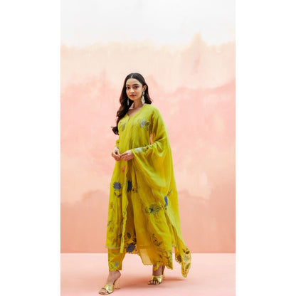 AM by Anita Mittal Falak Anarkali with Pant and Dupatta