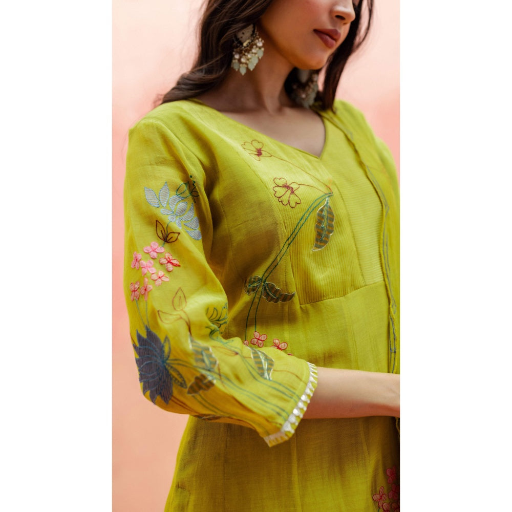 AM by Anita Mittal Falak Anarkali with Pant and Dupatta
