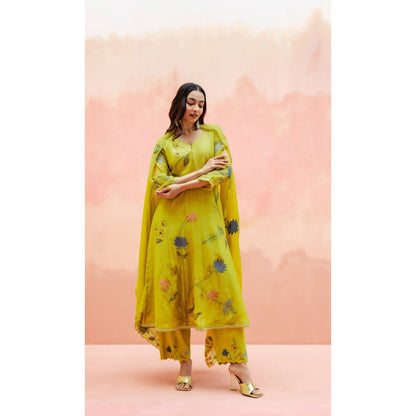 AM by Anita Mittal Falak Anarkali with Pant and Dupatta