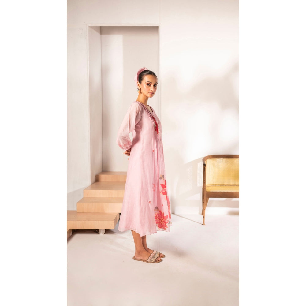 AM by Anita Mittal Zoya Pink Kurta with Pant