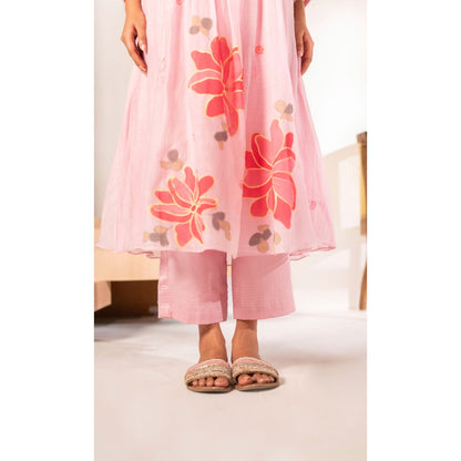AM by Anita Mittal Zoya Pink Kurta with Pant