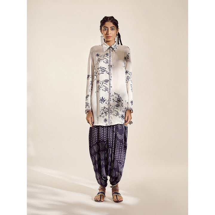 Amka India Barfi Co-Ord Set with Badhej Pants (Set of 2)