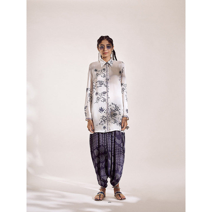 Amka India Barfi Co-Ord Set with Badhej Pants (Set of 2)