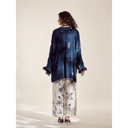 AMKA INDIA Fizi Macaroon Off White Co-Ord (Set of 3)