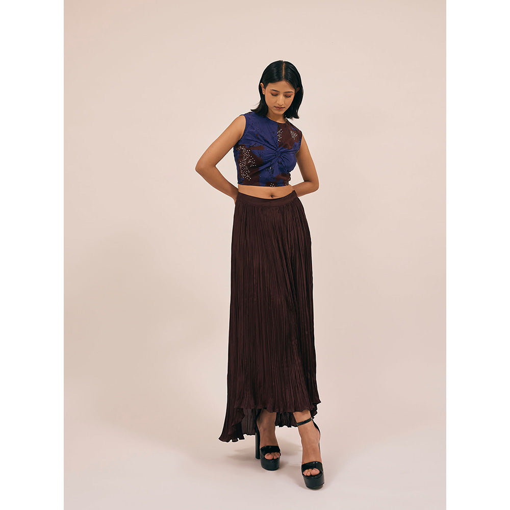 Amka India Zen Crop Top & Skirt (Set of 2)