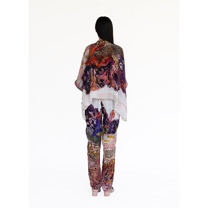 Amka India Womens Rosemary Printed Pant