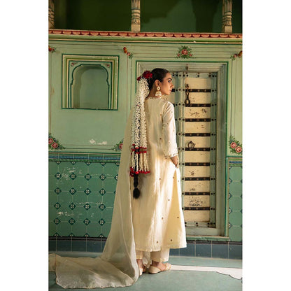 Amoree Beige Kurat with Inner Slip and Pant