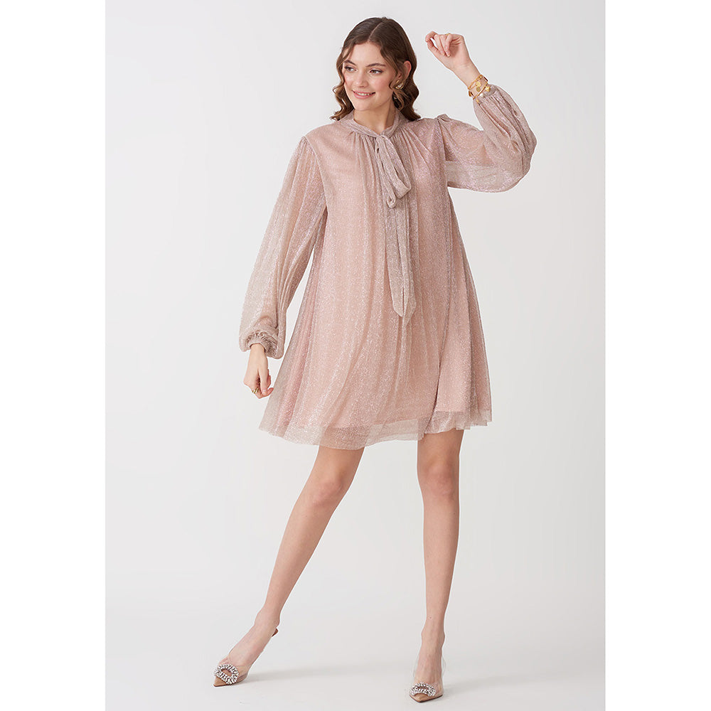 AMOSHI Blair Dress - Beige Shimmer