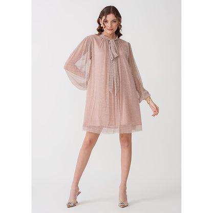 AMOSHI Blair Dress - Beige Shimmer