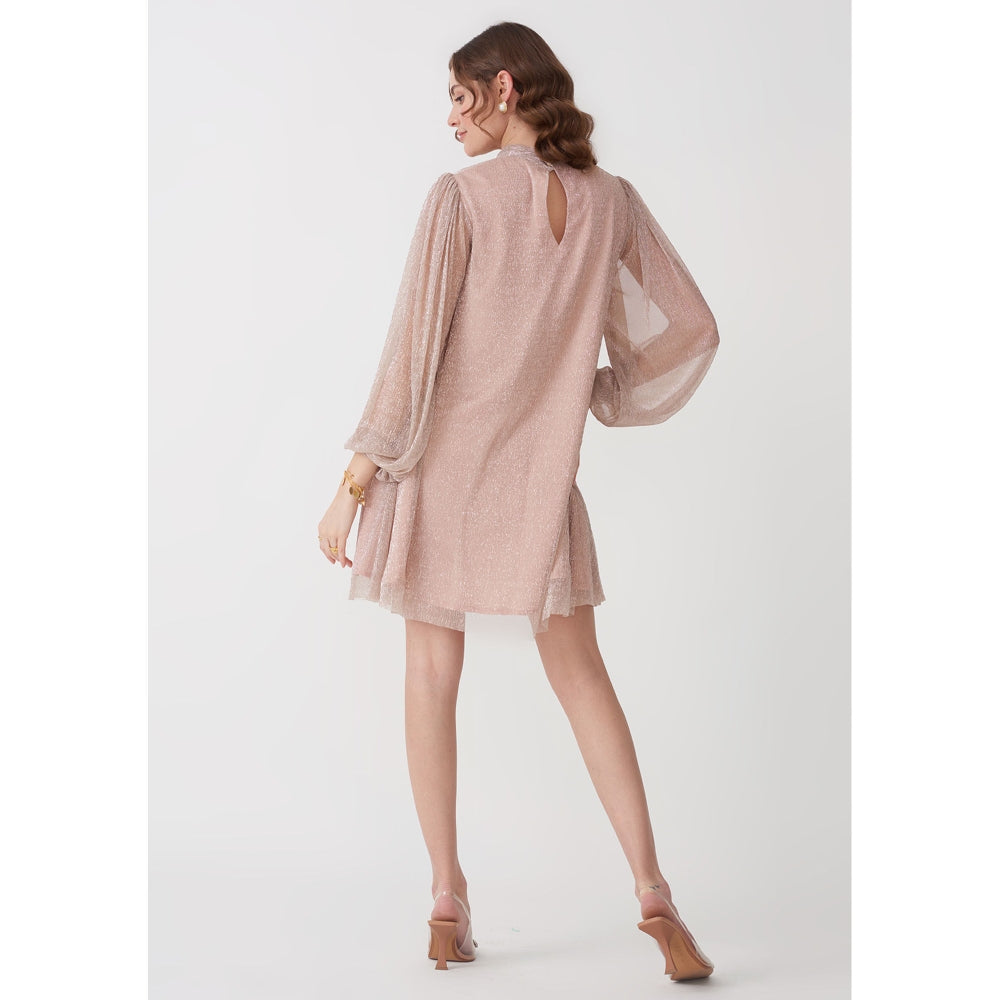 AMOSHI Blair Dress - Beige Shimmer