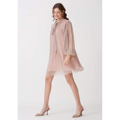 AMOSHI Blair Dress - Beige Shimmer