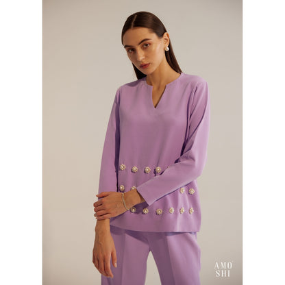 AMOSHI Fleur Lavender Co-Ord (Set of 2)
