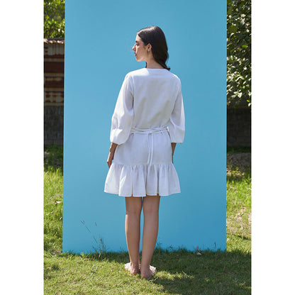 AMOSHI Dory Mini Dress -White