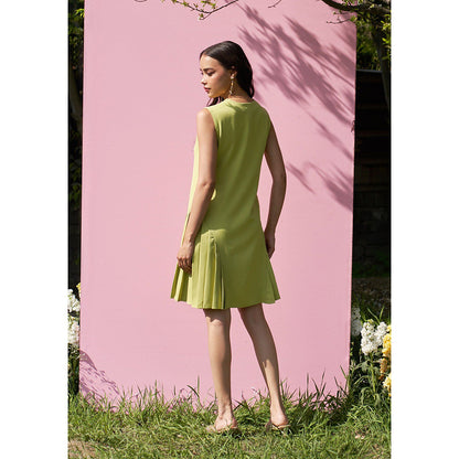 AMOSHI Celine Dress -Cyber Green