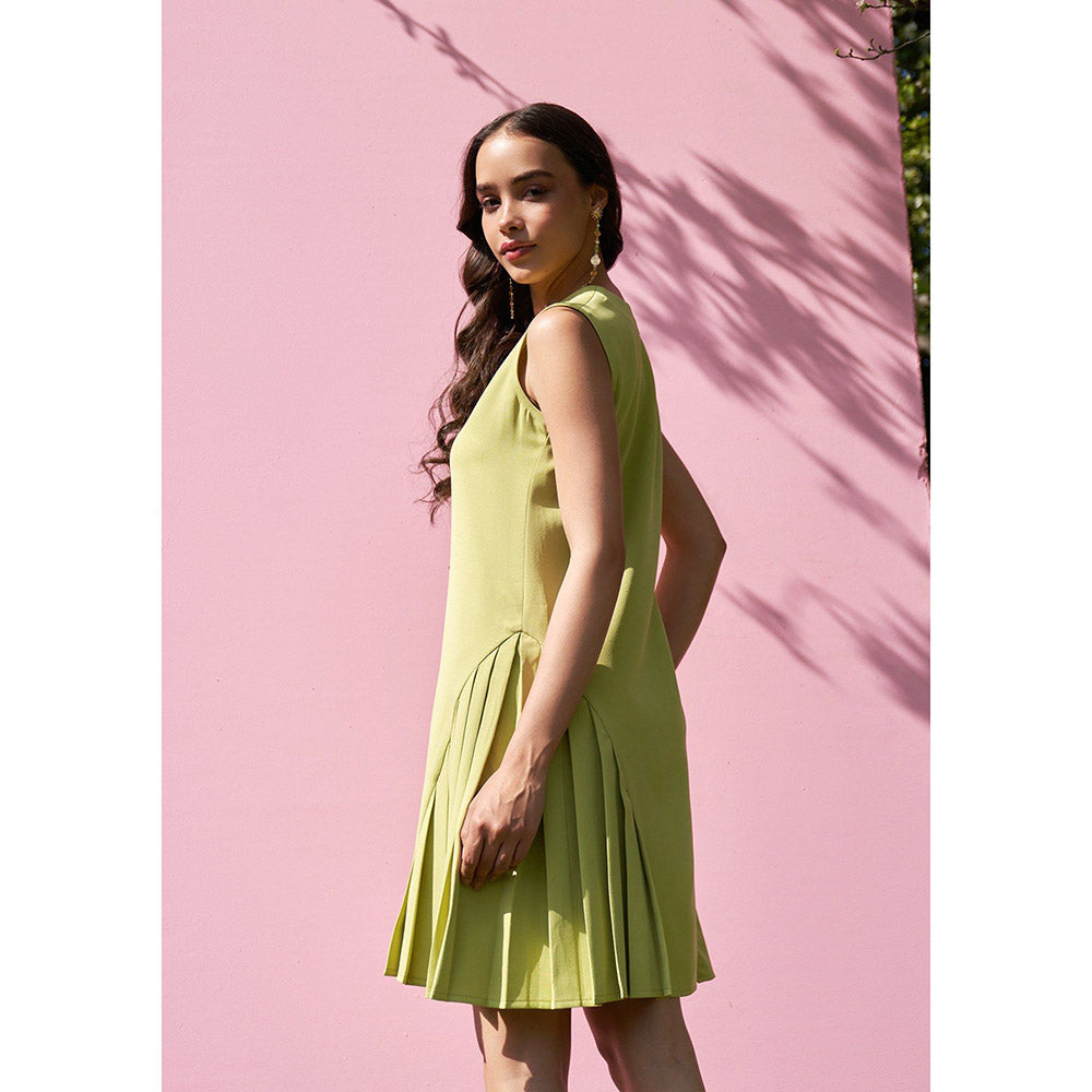 AMOSHI Celine Dress -Cyber Green