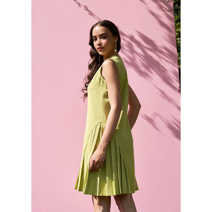 AMOSHI Celine Dress -Cyber Green