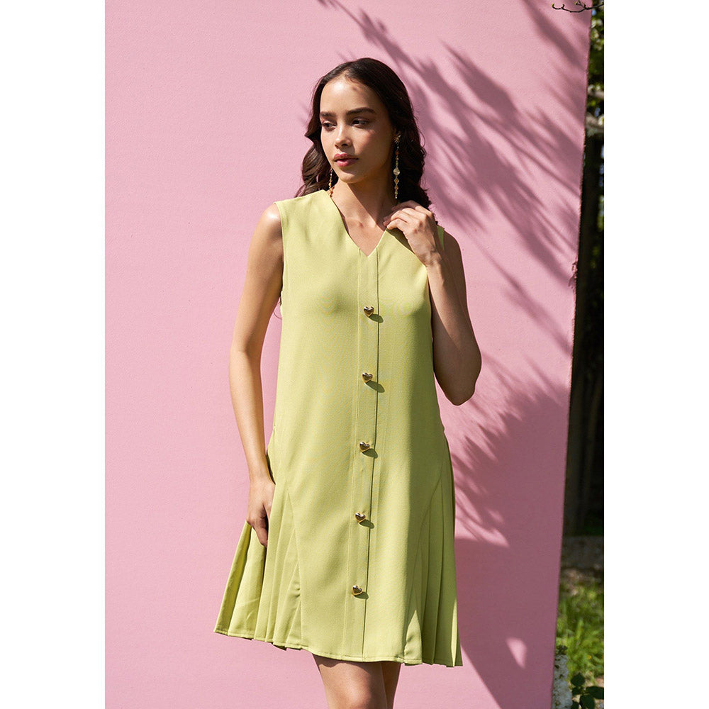AMOSHI Celine Dress -Cyber Green