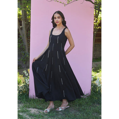 AMOSHI Caroline Maxi Dress -Black