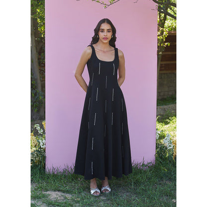 AMOSHI Caroline Maxi Dress -Black