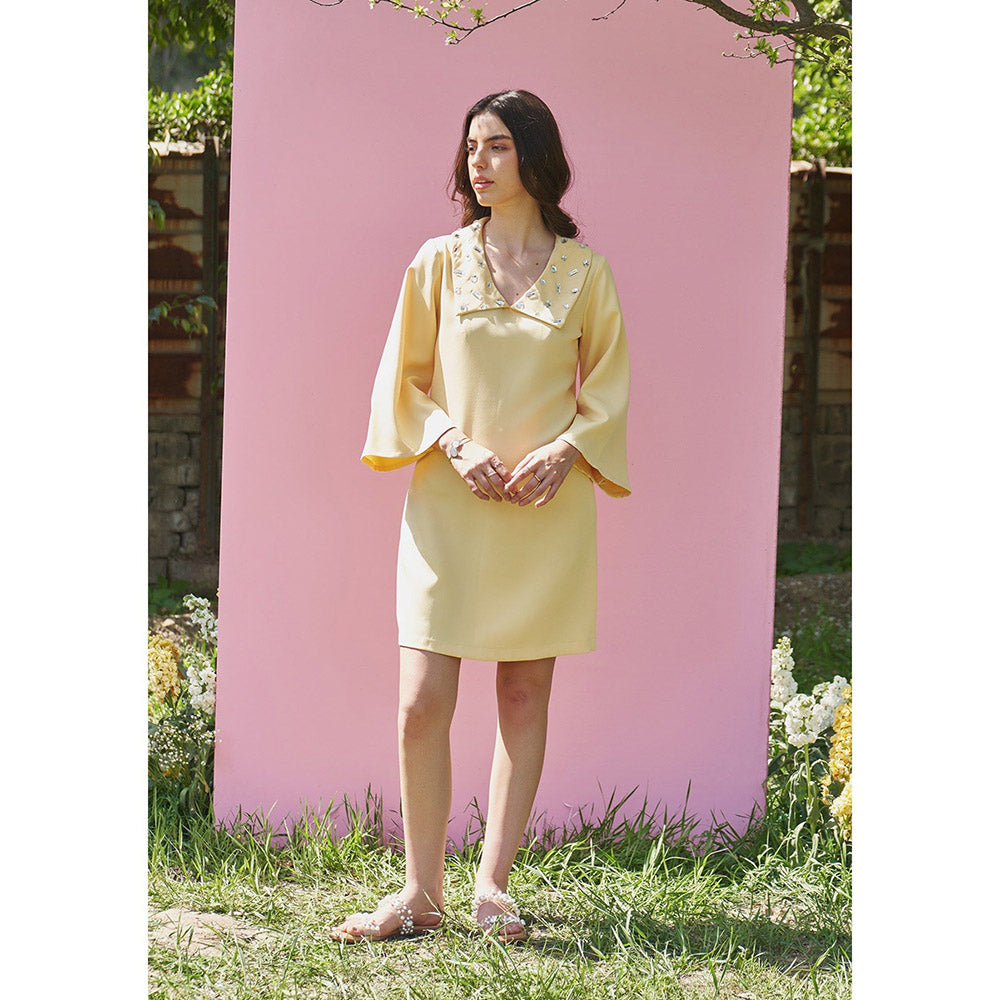 AMOSHI Celeste Dress -Butter Yellow