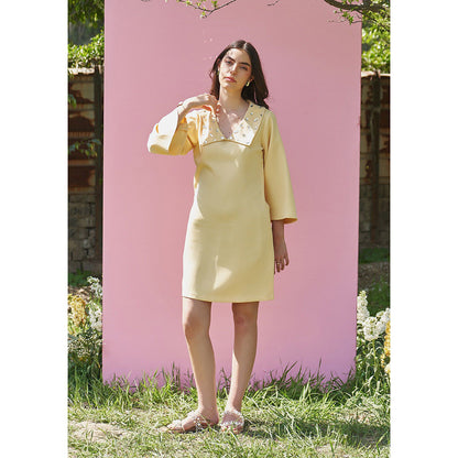 AMOSHI Celeste Dress -Butter Yellow