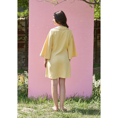 AMOSHI Celeste Dress -Butter Yellow