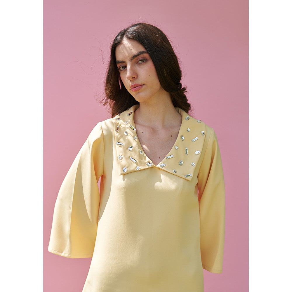 AMOSHI Celeste Dress -Butter Yellow
