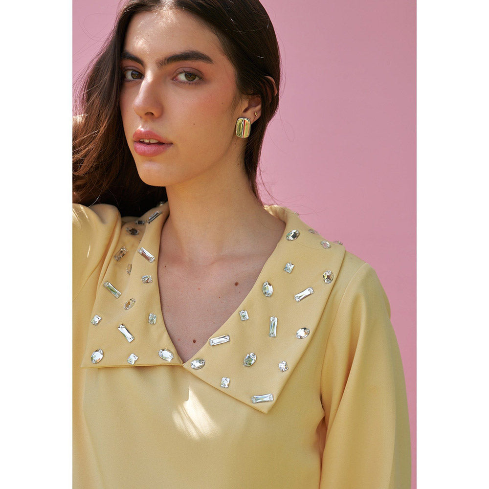 AMOSHI Celeste Dress -Butter Yellow