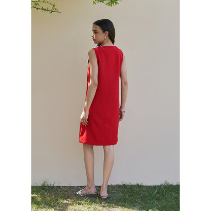 AMOSHI Gracie Dress -Red