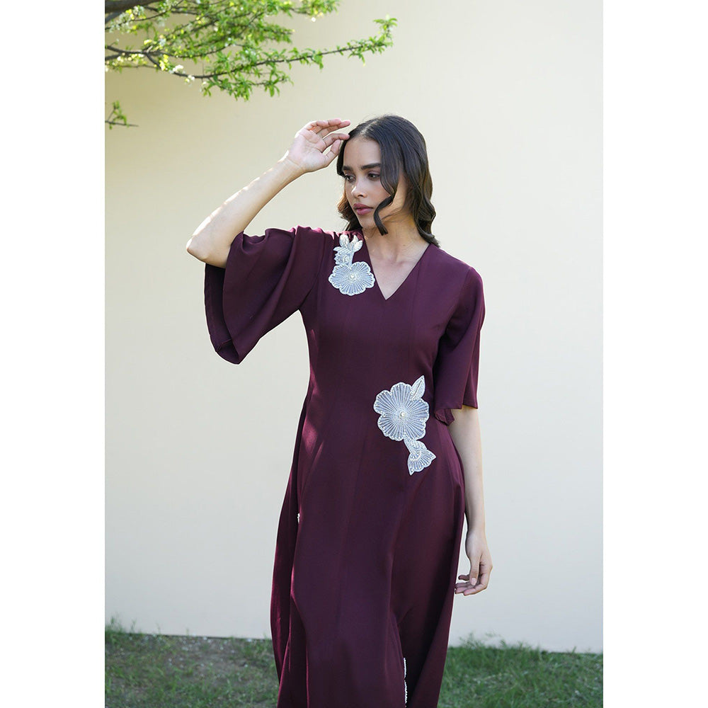 AMOSHI Paige Midi Dress -Purple