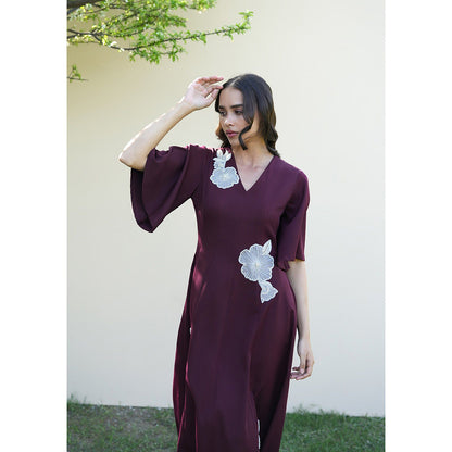 AMOSHI Paige Midi Dress -Purple