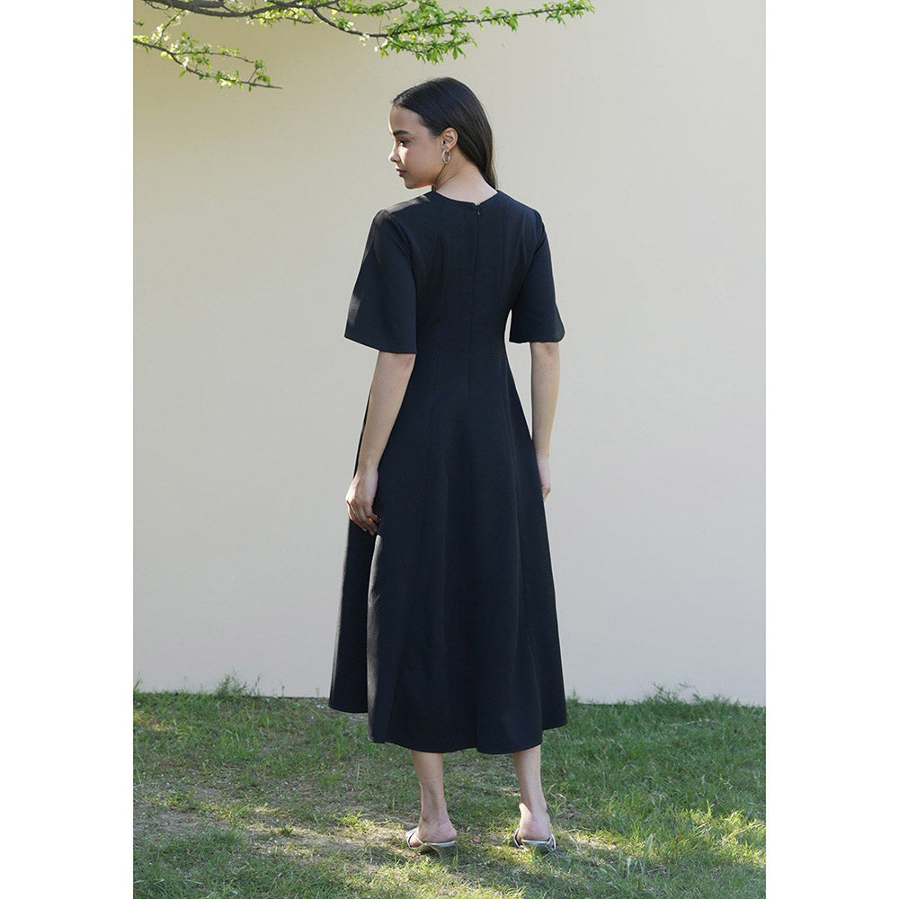 AMOSHI Paige Midi Dress -Black