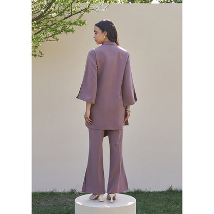 AMOSHI Dahlia Top with Pant-Mauve Mousse (Set of 2)
