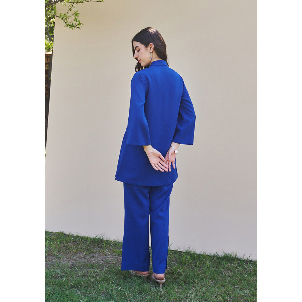 AMOSHI Dahlia Top with Pant-Royal Blue (Set of 2)
