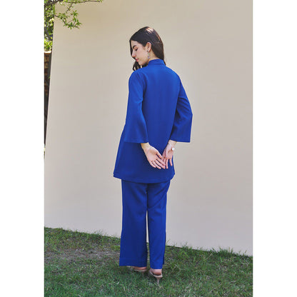 AMOSHI Dahlia Top with Pant-Royal Blue (Set of 2)