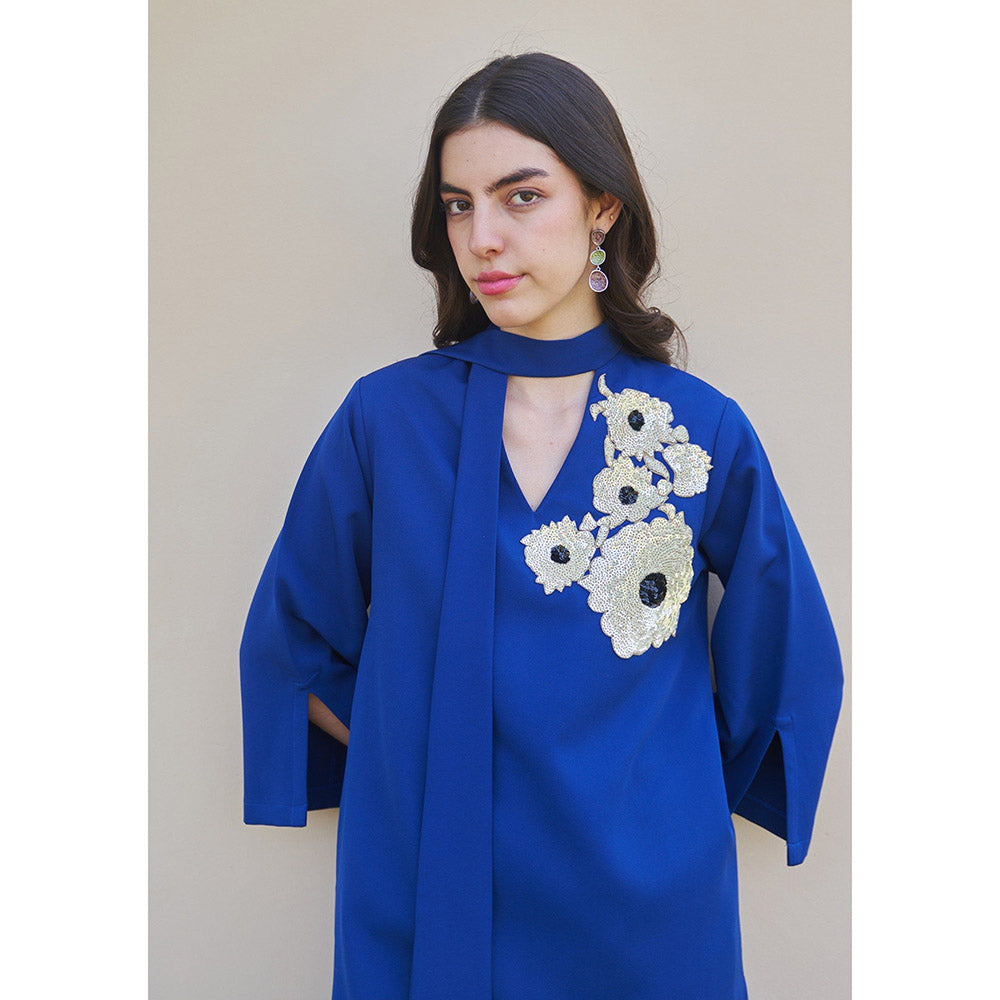 AMOSHI Dahlia Top with Pant-Royal Blue (Set of 2)