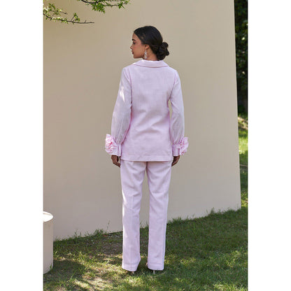 AMOSHI Camellia Co-Ord -Baby Pink (Set of 2)