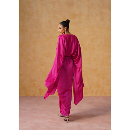 AMOSHI Dira Skirt Co-Ord Set (Fuchsia)