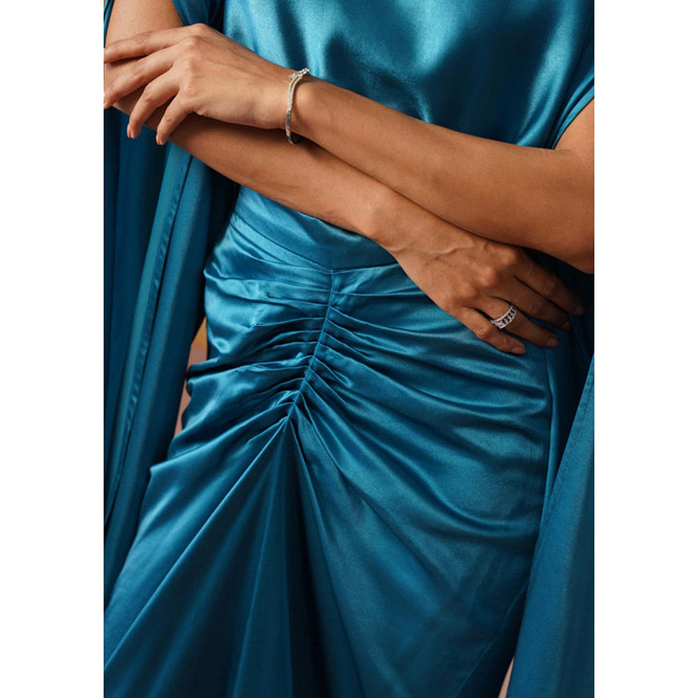 AMOSHI Dira Skirt Co-Ord Set (Teal)