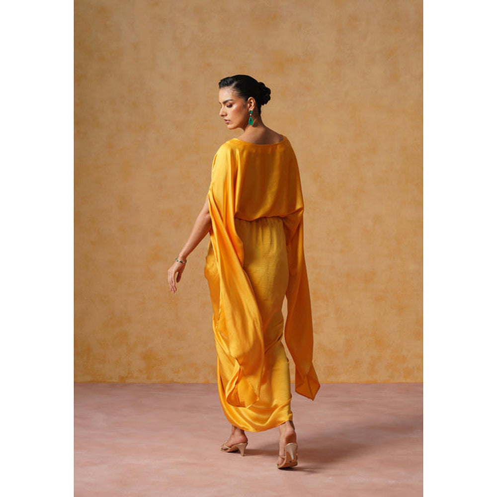 AMOSHI Dira Skirt Co-Ord Set (Amber)