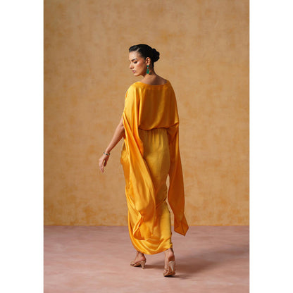 AMOSHI Dira Skirt Co-Ord Set (Amber)