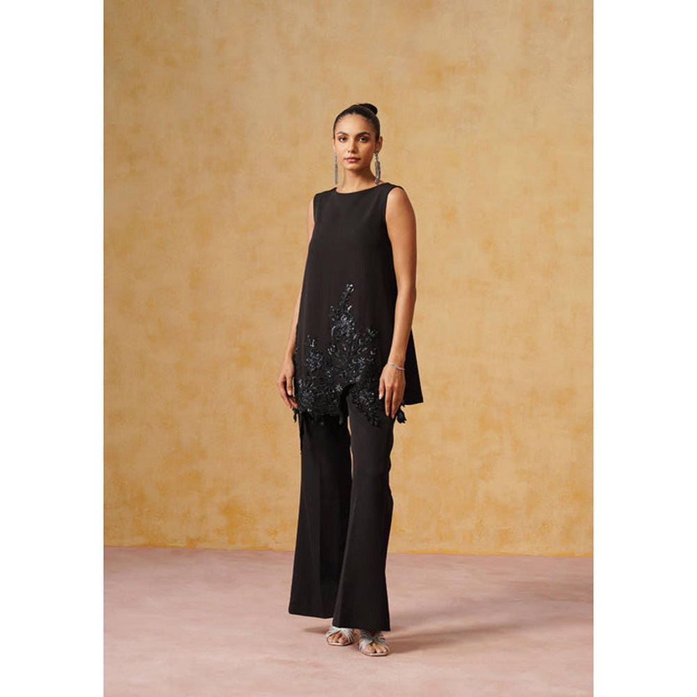 AMOSHI Meher Co-Ord Set Black