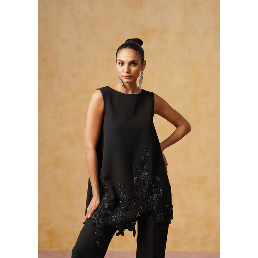 AMOSHI Meher Co-Ord Set Black