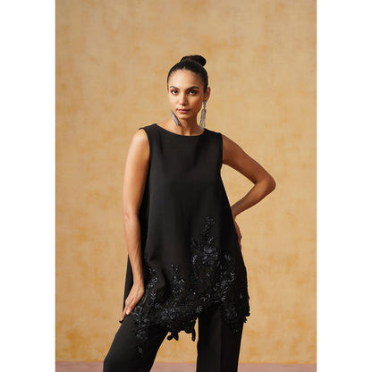 AMOSHI Meher Co-Ord Set Black