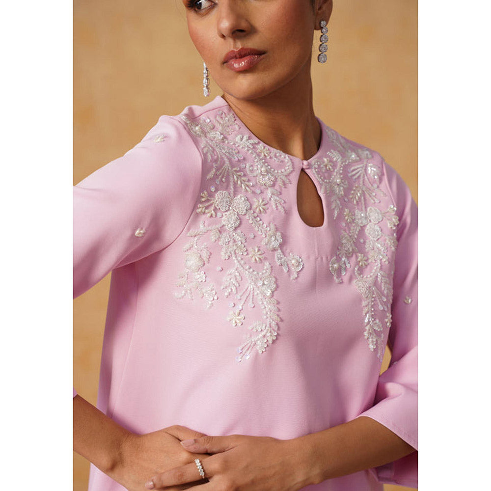 AMOSHI Ziya Co-Ord Set (Baby Pink)