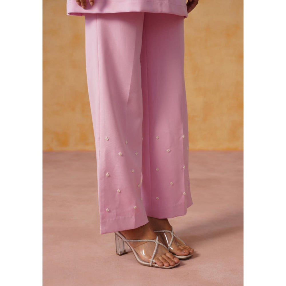 AMOSHI Ziya Co-Ord Set (Baby Pink)