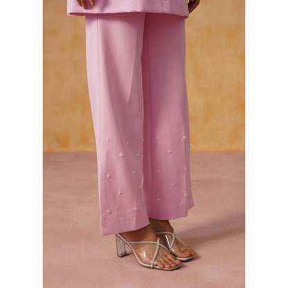 AMOSHI Ziya Co-Ord Set (Baby Pink)