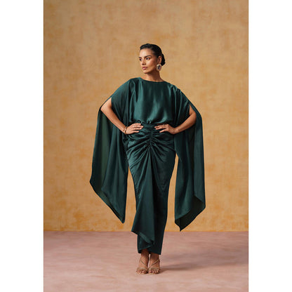 AMOSHI Dira Co-Ord Set Bottle Green