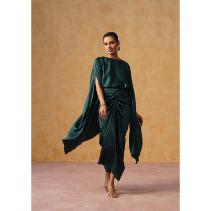 AMOSHI Dira Co-Ord Set Bottle Green
