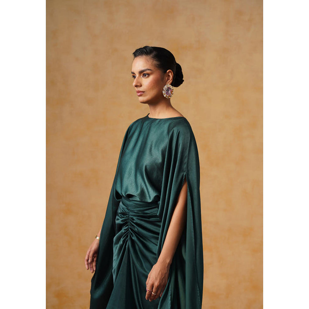 AMOSHI Dira Co-Ord Set Bottle Green